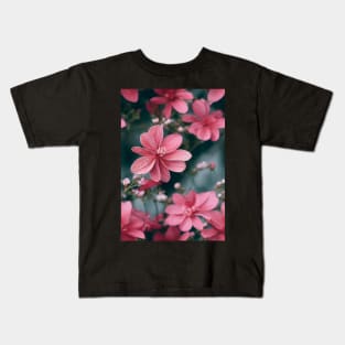 Beautiful Pink Flowers, for all those who love nature #109 Kids T-Shirt